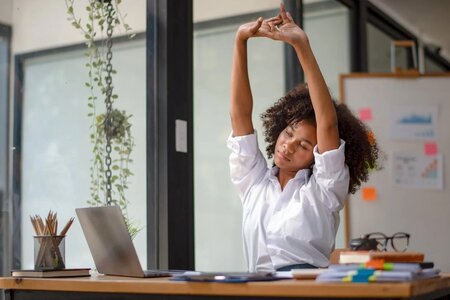 Desk-Yoga